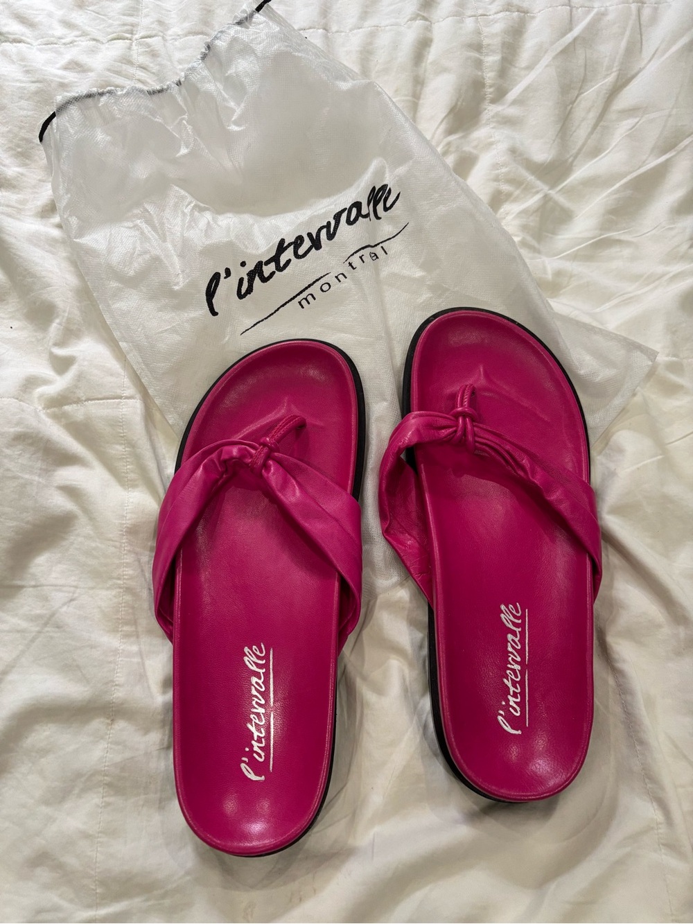 L’Intervalle Leather Sandals